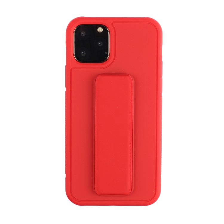 Pure Color Multi-function TPU+PC Cell Casing for iPhone 11 6.1 inch - Red-2