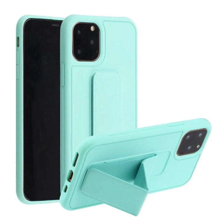Pure Color Multi-function TPU+PC Cell Casing for iPhone 11 6.1 inch - Green-1