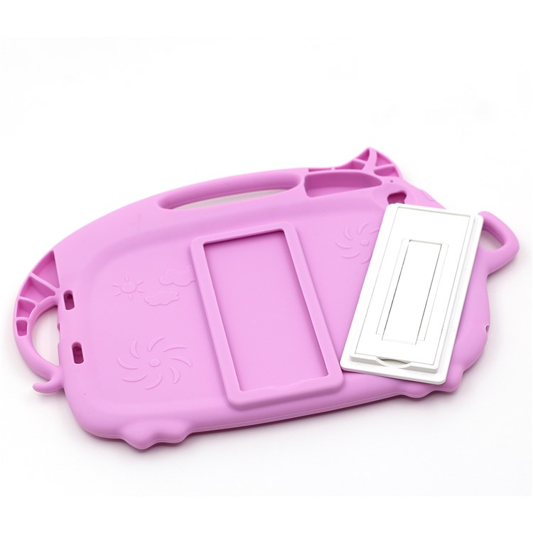 Kids Fun Cartoon Pig Silicone Tablet Shell for iPad mini (2019) 7.9 inch/mini 4 3 2 1 - Pink-6