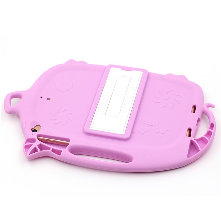 Kids Fun Cartoon Pig Silicone Tablet Shell for iPad mini (2019) 7.9 inch/mini 4 3 2 1 - Pink-8