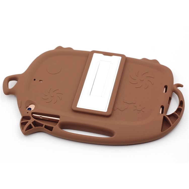 Kids Fun Cartoon Pig Silicone Tablet Shell for iPad mini (2019) 7.9 inch/mini 4 3 2 1 - Brown-8