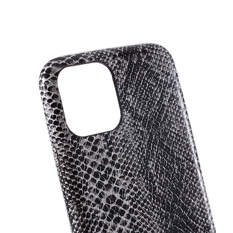 Snake Texture PU Leather Coated Hard PC Phone Case for iPhone 11 Pro 5.8 inch (2019) - Black-4