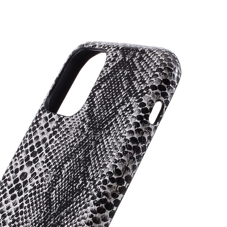 Snake Texture PU Leather Coated Hard PC Phone Case for iPhone 11 Pro 5.8 inch (2019) - Black-5