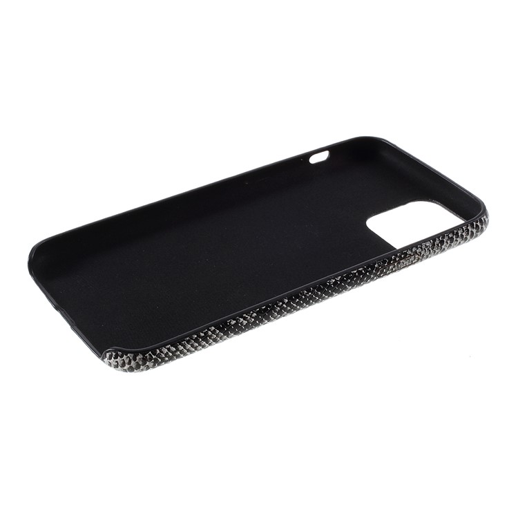 Snake Texture PU Leather Coated Hard PC Phone Case for iPhone 11 Pro 5.8 inch (2019) - Black-7