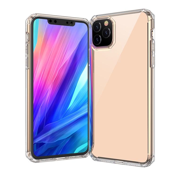 LEEU DESIGN 6D Sound Switching TPU Back Covering for iPhone 11 Pro Max 6.5 inch - Transparent-10