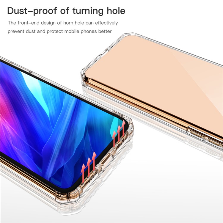 LEEU DESIGN 6D Sound Switching TPU Back Covering for iPhone 11 Pro Max 6.5 inch - Transparent-5