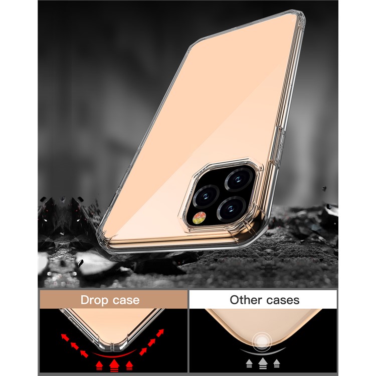 LEEU DESIGN 6D Sound Switching TPU Back Covering for iPhone 11 Pro Max 6.5 inch - Transparent-6