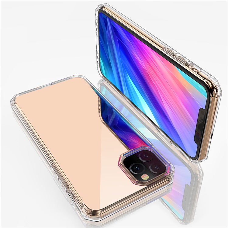 LEEU DESIGN 6D Sound Switching TPU Back Covering for iPhone 11 Pro Max 6.5 inch - Transparent-7