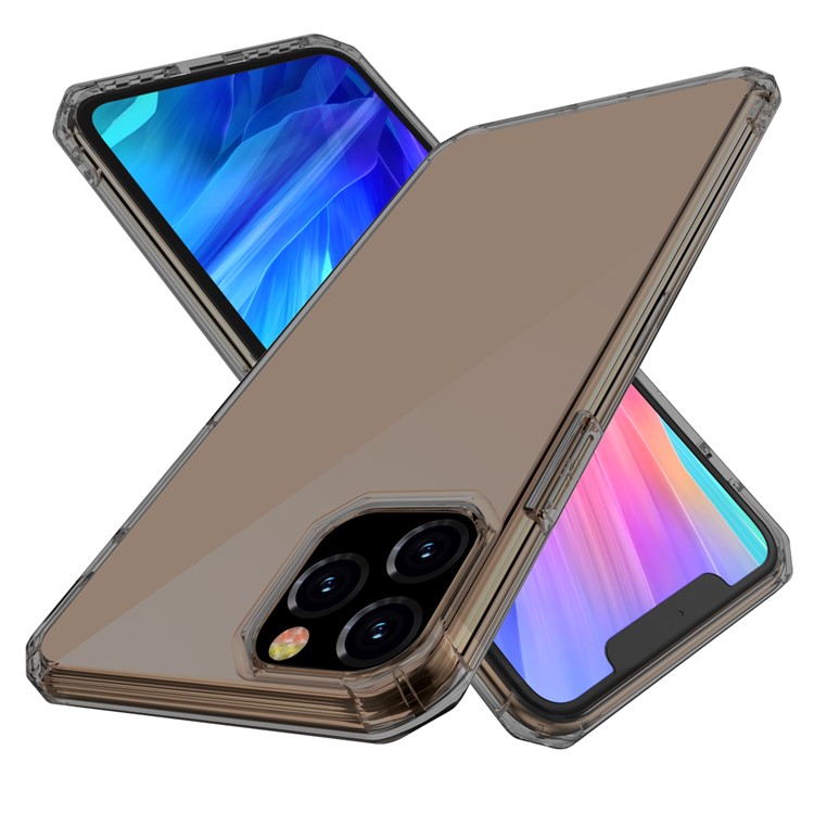 LEEU DESIGN 6D Sound Switching TPU Casing for iPhone 11 6.1 inch - Transparent Black-1