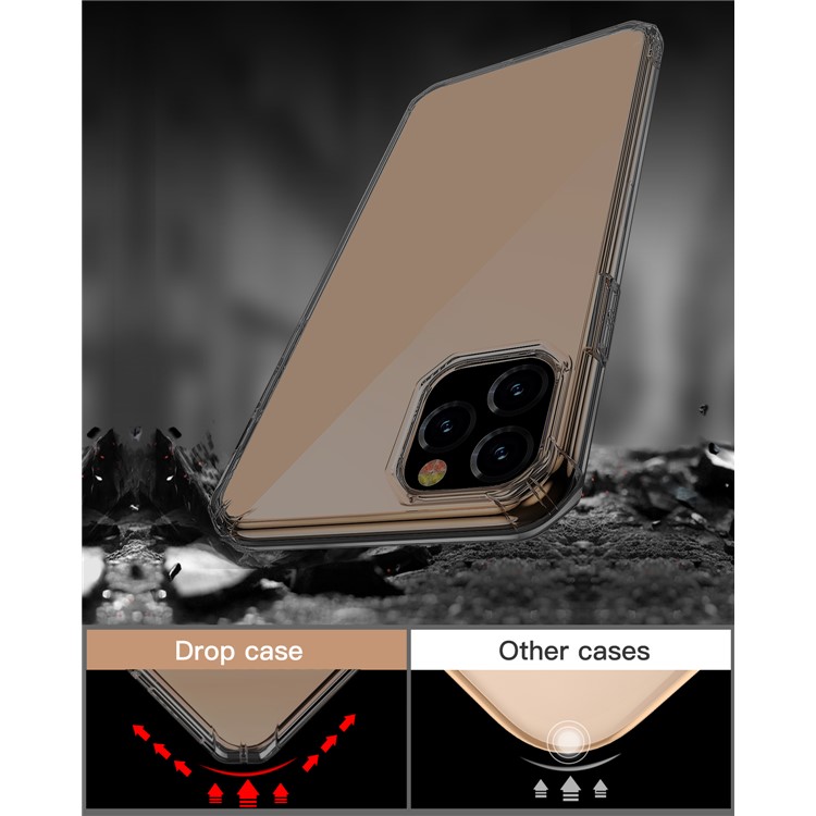 LEEU DESIGN 6D Sound Switching TPU Casing for iPhone 11 6.1 inch - Transparent Black-5