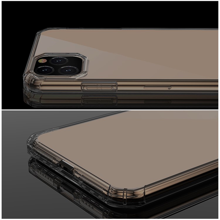 LEEU DESIGN 6D Sound Switching TPU Casing for iPhone 11 6.1 inch - Transparent Black-8