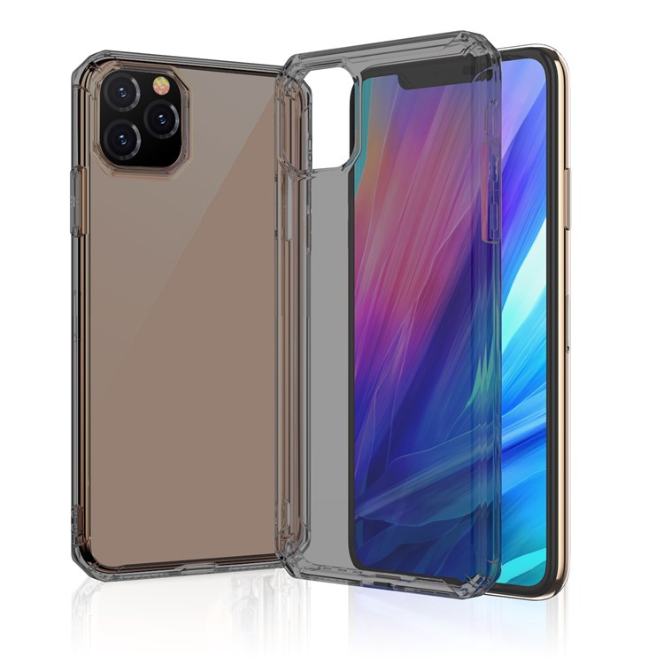 LEEU DESIGN 6D Sound Switching TPU Casing for iPhone 11 6.1 inch - Transparent Black-9