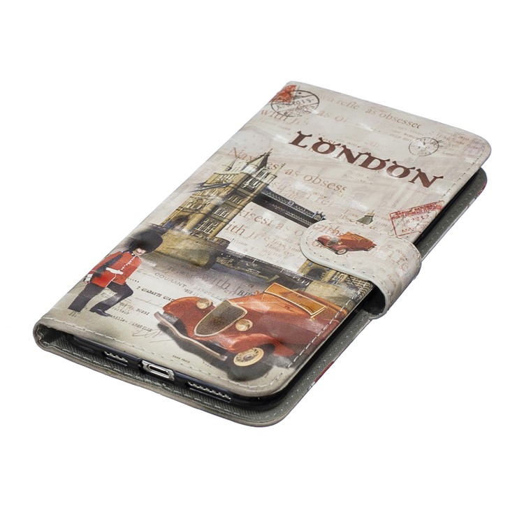 Light Spot Decor Pattern Printing Wallet Leather Phone Cover for iPhone 11 Pro Max 6.5-inch - London-5