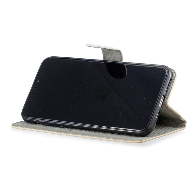 Light Spot Decor Pattern Printing Wallet Leather Phone Cover for iPhone 11 Pro Max 6.5-inch - Rabbit-4