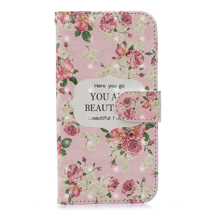 Light Spot Decor Pattern Printing Leather Wallet Phone Case for Apple iPhone 11 6.1 inch - Here you go-1