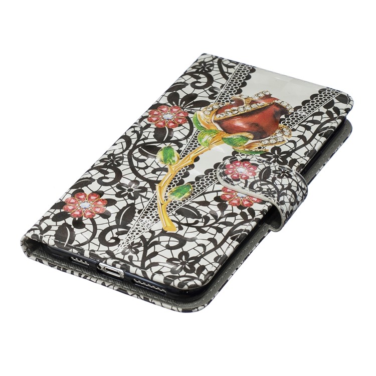 Light Spot Decor Pattern Printing Leather Wallet Phone Case for Apple iPhone 11 6.1 inch - Fruit-5