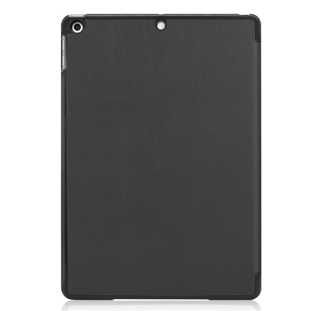 ENKAY Smart Leather Cover Shell with Tri-fold Stand Casing for iPad 10.2 (2019) - Black-3