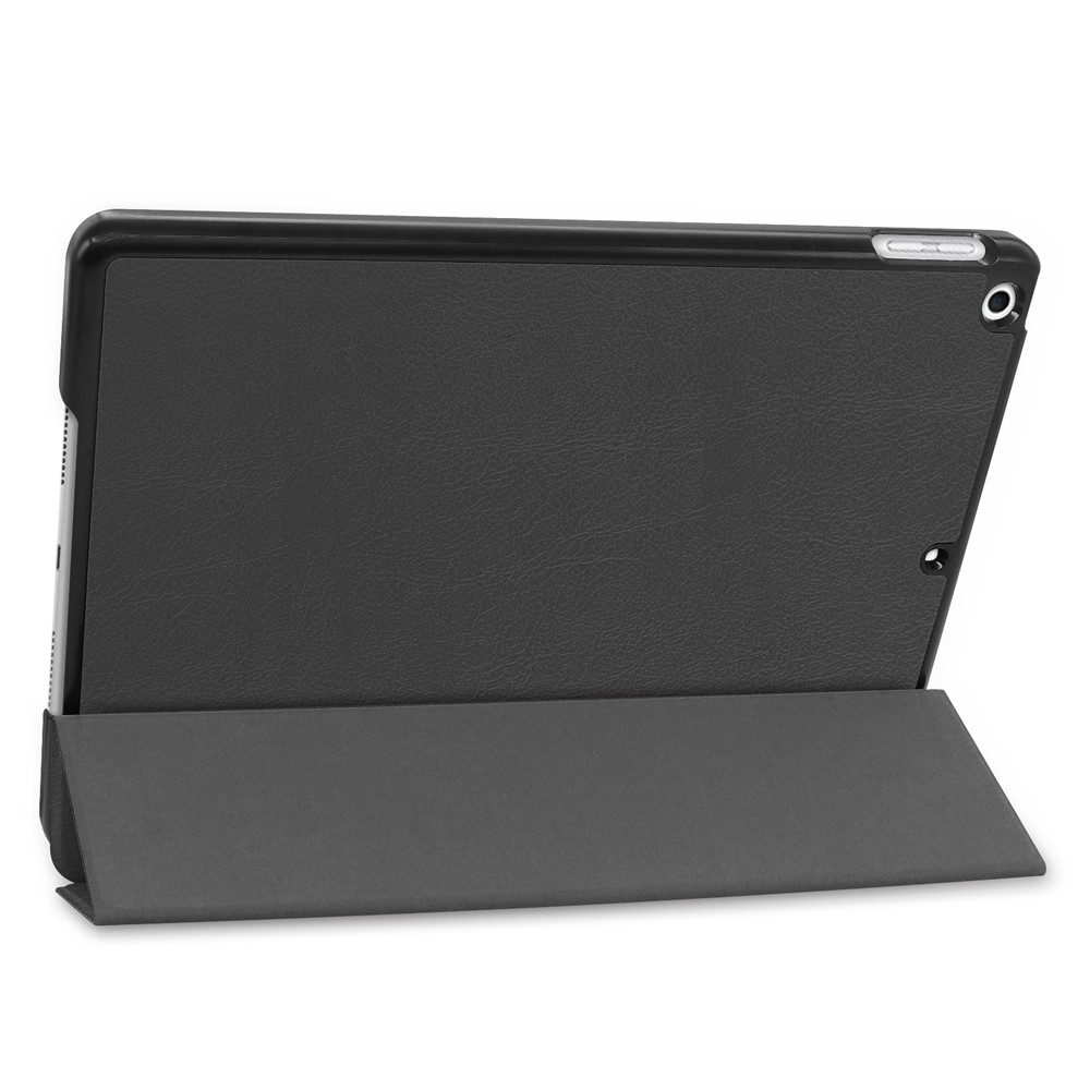 ENKAY Smart Leather Cover Shell with Tri-fold Stand Casing for iPad 10.2 (2019) - Black-7