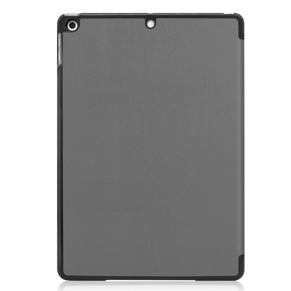 ENKAY Smart Leather Cover Shell with Tri-fold Stand Casing for iPad 10.2 (2019) - Grey-3