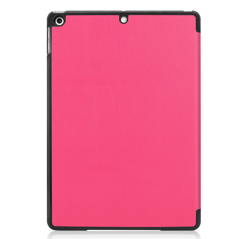 ENKAY Smart Leather Cover Shell with Tri-fold Stand Casing for iPad 10.2 (2019) - Rose-3