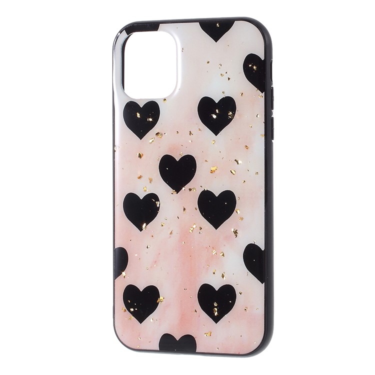 Epoxy Lacquered TPU + Acrylic Phone Case for iPhone 11 Pro Max 6.5 inch - Light Pink-2