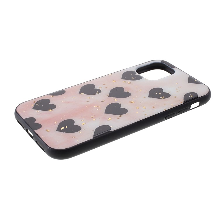 Epoxy Lacquered TPU + Acrylic Phone Case for iPhone 11 Pro Max 6.5 inch - Light Pink-4