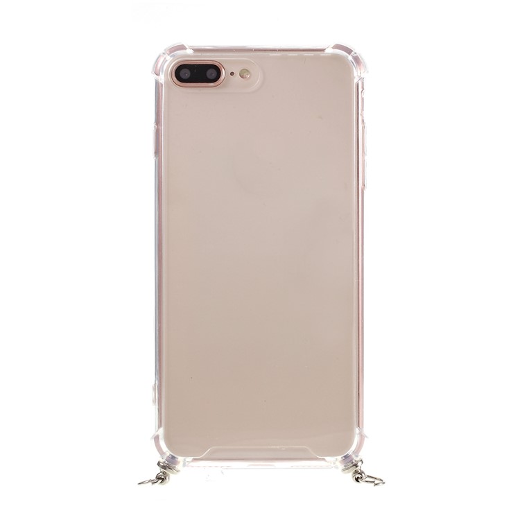 TPU + + Acryl-Textilband AbsturzOberTeil Für Iphone 8 Plus / 7 Zuzüglich 5,5-Zoll - Grüne Streifen-3