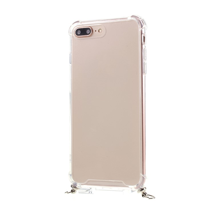 TPU + + Acryl-Textilband AbsturzOberTeil Für Iphone 8 Plus / 7 Zuzüglich 5,5-Zoll - Grüne Streifen-4