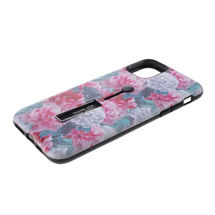 Embossment Pattern Printing TPU + PC Hybrid Cover with Kickstand for iPhone 11 Pro 5.8 inch (2019) - Pattern G-3