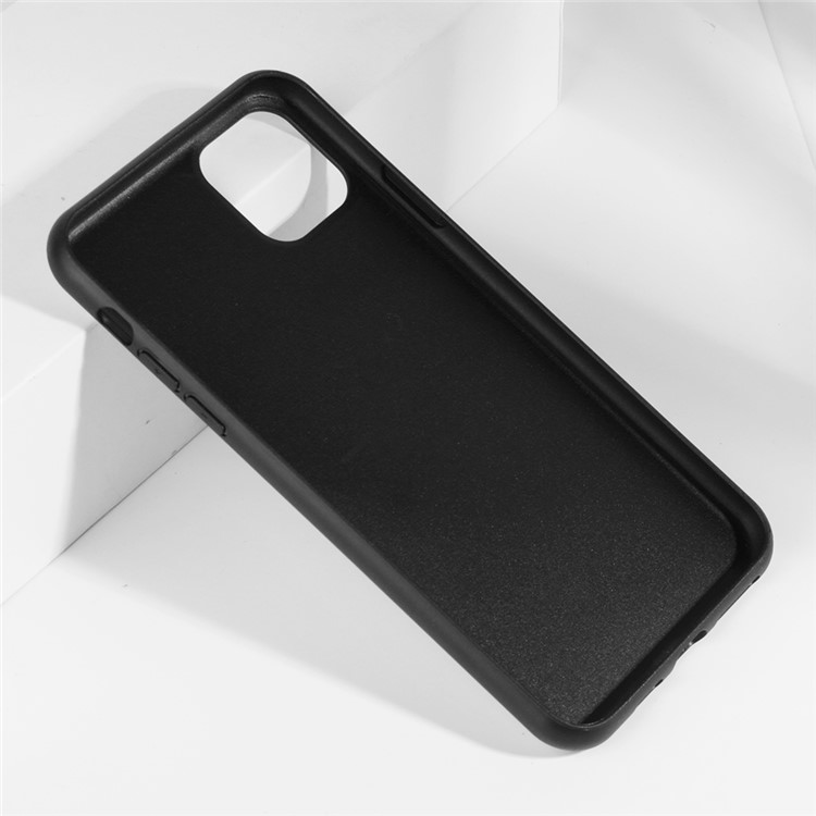 FIERRE SHANN Zipper Card Slot Back Phone Case Cover for iPhone 11 Pro Max 6.5 inch - Black-5