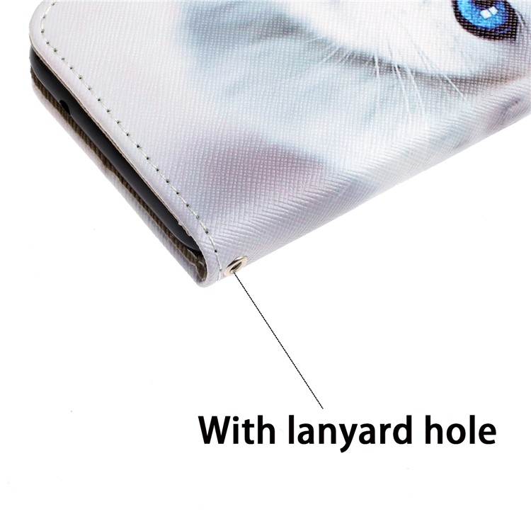 Pattern Printing Leather Wallet Case for iPhone 11 6.1 inch - Cat-9
