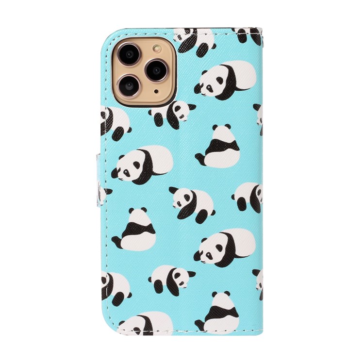 Pattern Printing Leather Wallet Stand Case for iPhone 11 Pro 5.8 inch - Panda-2