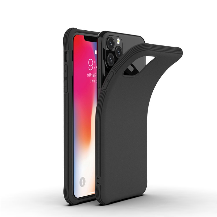 Matte Anti-scratch TPU Phone Casing for iPhone 11 Pro 5.8-inch - Black-7