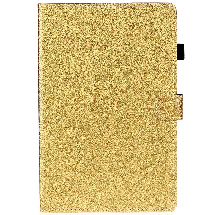Shiny Powder PU Leather Tablet Case for iPad 10.2 (2019) - Gold-2