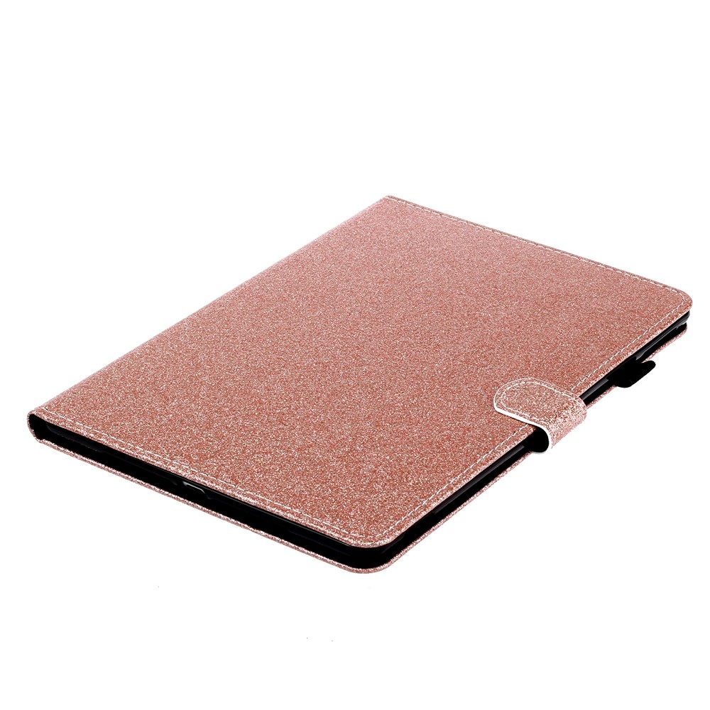 Shiny Powder PU Leather Tablet Case for iPad 10.2 (2019) - Rose Gold-5