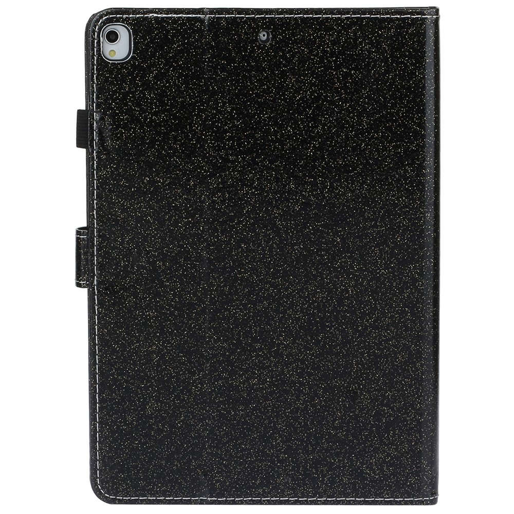 Poudre Brillant PU Cas De Comprimés En Cuir Pour Ipad 10,2 (2019) - Noir-3