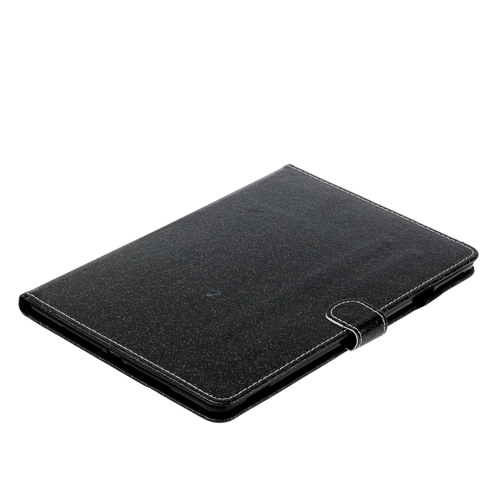 Glitter Shiny Sparkle Leather Flip Stand Cover Protective Tablet Case with Auto Sleep/Wake for iPad 10.2 (2021) / (2020) / (2019)- Black-5