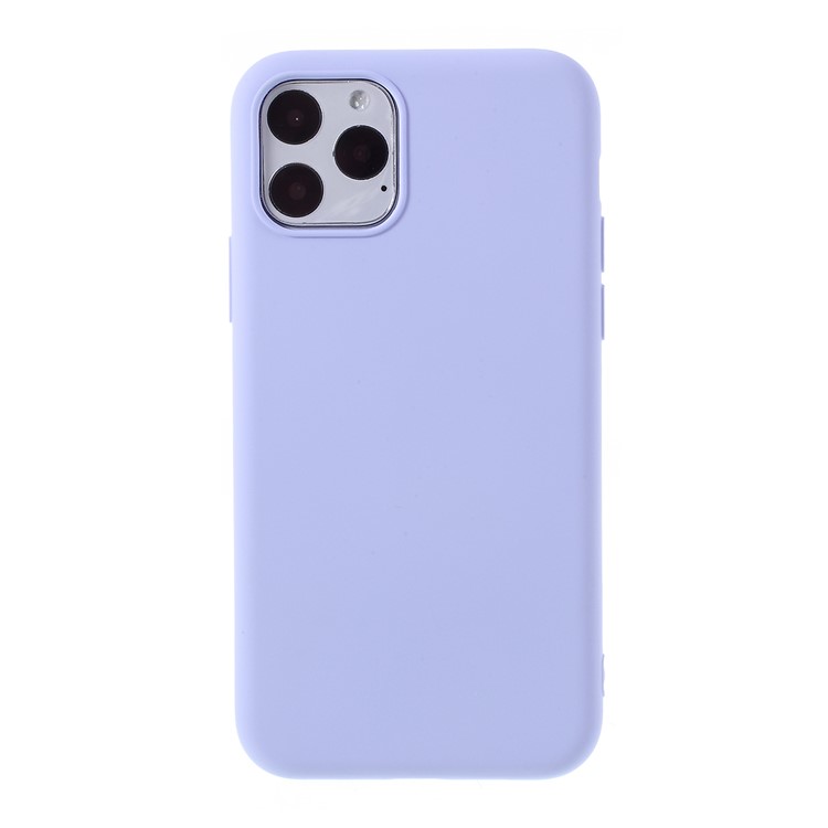 

MUTURAL Soft Color Series Silicone Phone Case for iPhone 11 Pro Max 6.5 inch - Purple, iPhone 11 Pro Max 6.5 inch