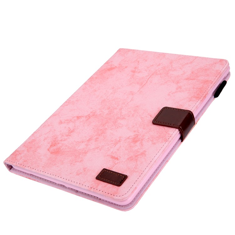 PU Leather Tablet Case with Card Slots for Apple iPad 10.2 (2019) - Pink-3