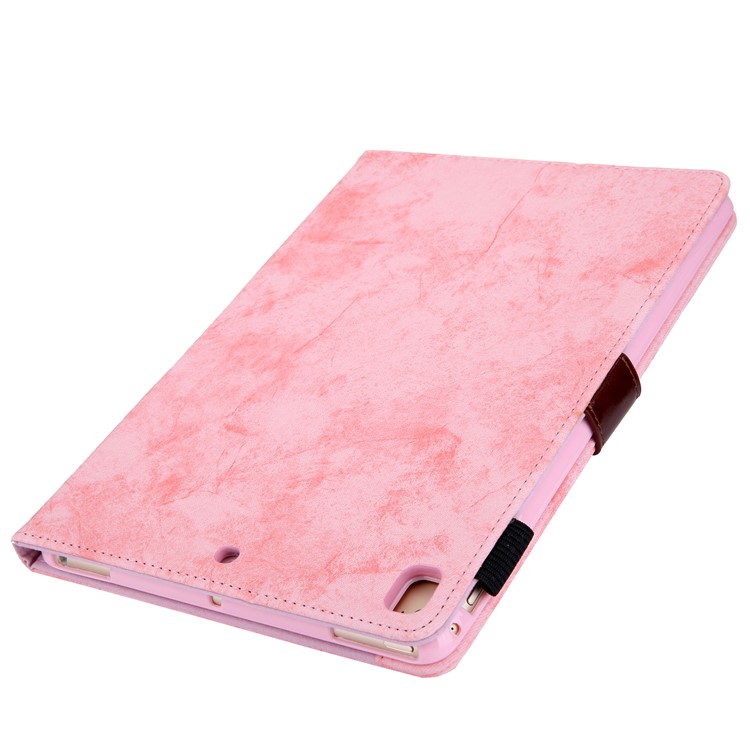 PU Leather Tablet Case with Card Slots for Apple iPad 10.2 (2019) - Pink-4