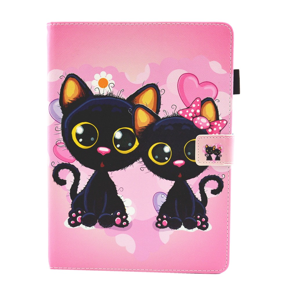 Patterned PU Leather Stand Tablet Case for Apple iPad 10.2 (2021)/(2020)/(2019)/Pro 10.5-inch (2017)/Air 10.5 inch (2019) - Two Cats