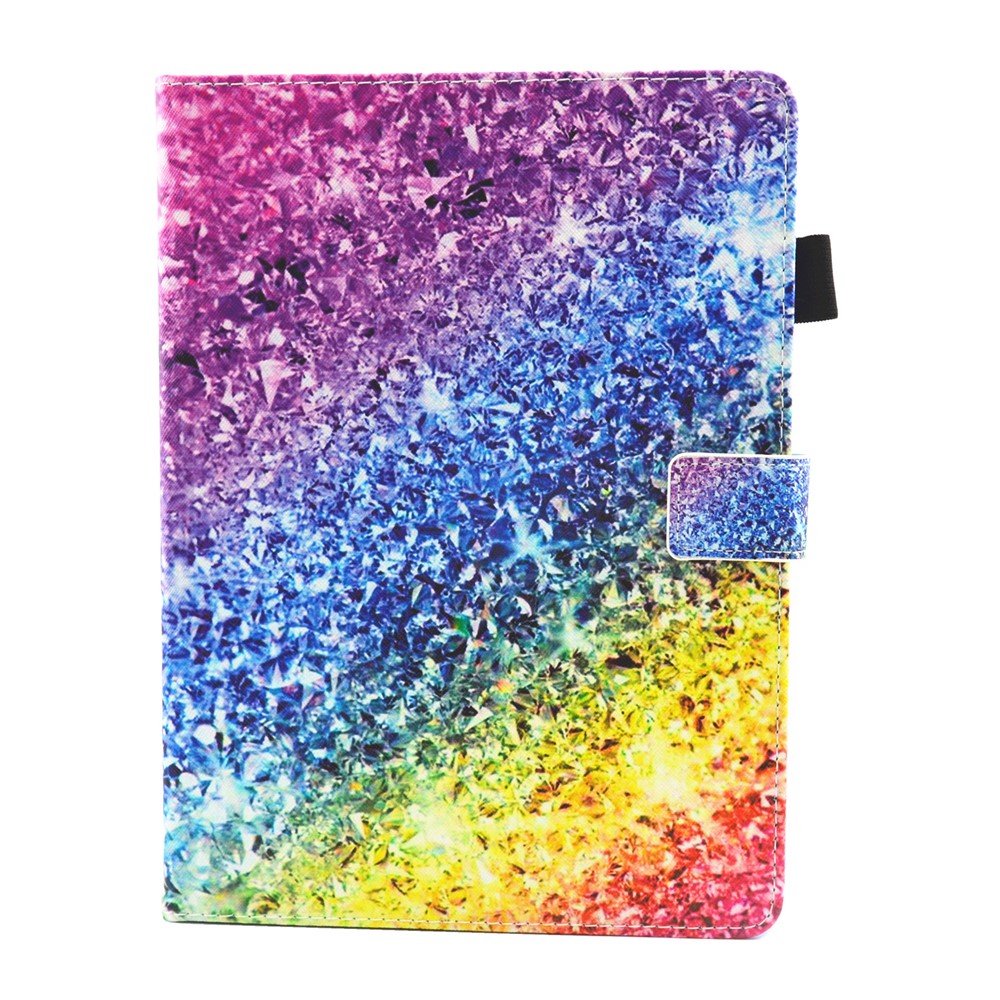 Patterned PU Leather Stand Tablet Case for Apple iPad 10.2 (2021)/(2020)/(2019)/Pro 10.5-inch (2017)/Air 10.5 inch (2019) - Colorful Diamond