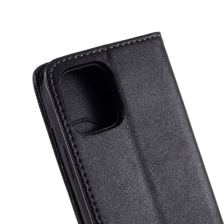 KAIYUE Micro Fiber Leather Wallet Phone Case for Apple iPhone 11 Pro 5.8 inch - Black-4