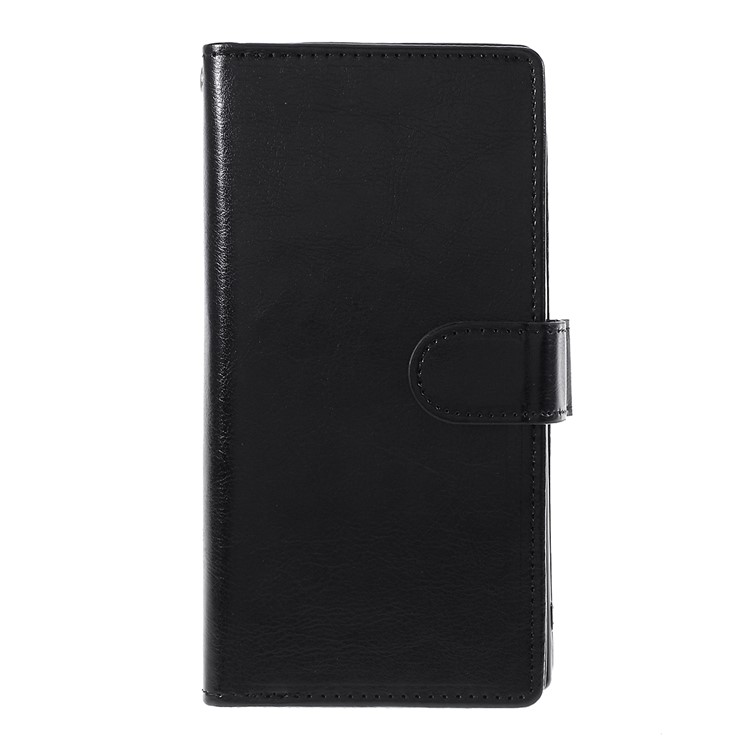 Detachable 2-in-1 PU Leather Wallet Case for Apple iPhone 11 Pro 5.8 inch - Black-10