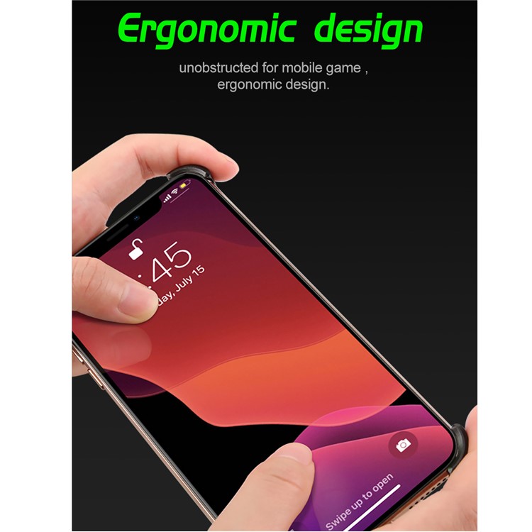 R-JUST X-Shaped Luminous Metal Phone Casing Cover for iPhone 8/7 4.7 inch-3