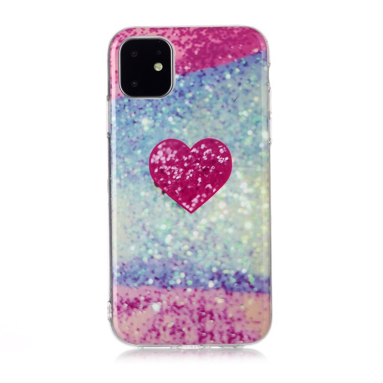 Marble Pattern IMD TPU Shell Case for iPhone 11 6.1-inch - Style I-1