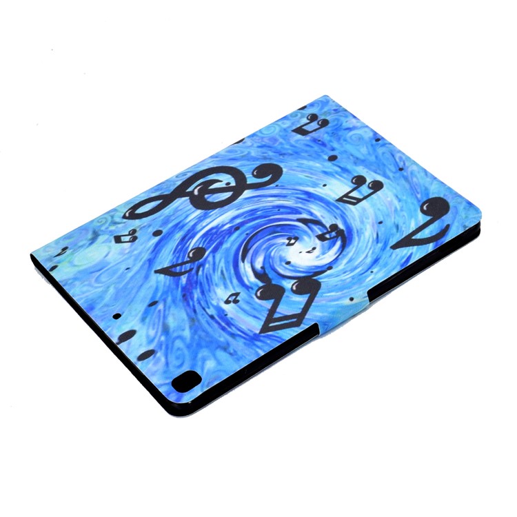 Stampa Modello Copertura Cuoio Titolare Della Carta PU Tablet Per Apple IPad 10,2 (2019) - Note Musicali-6