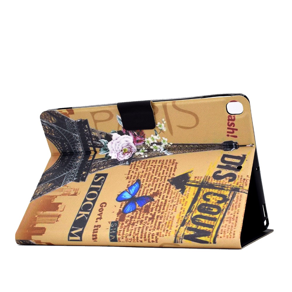 Stampa Modello Copertura Cuoio Titolare Della Carta PU Tablet Per Apple IPad 10,2 (2019) - Torre-4