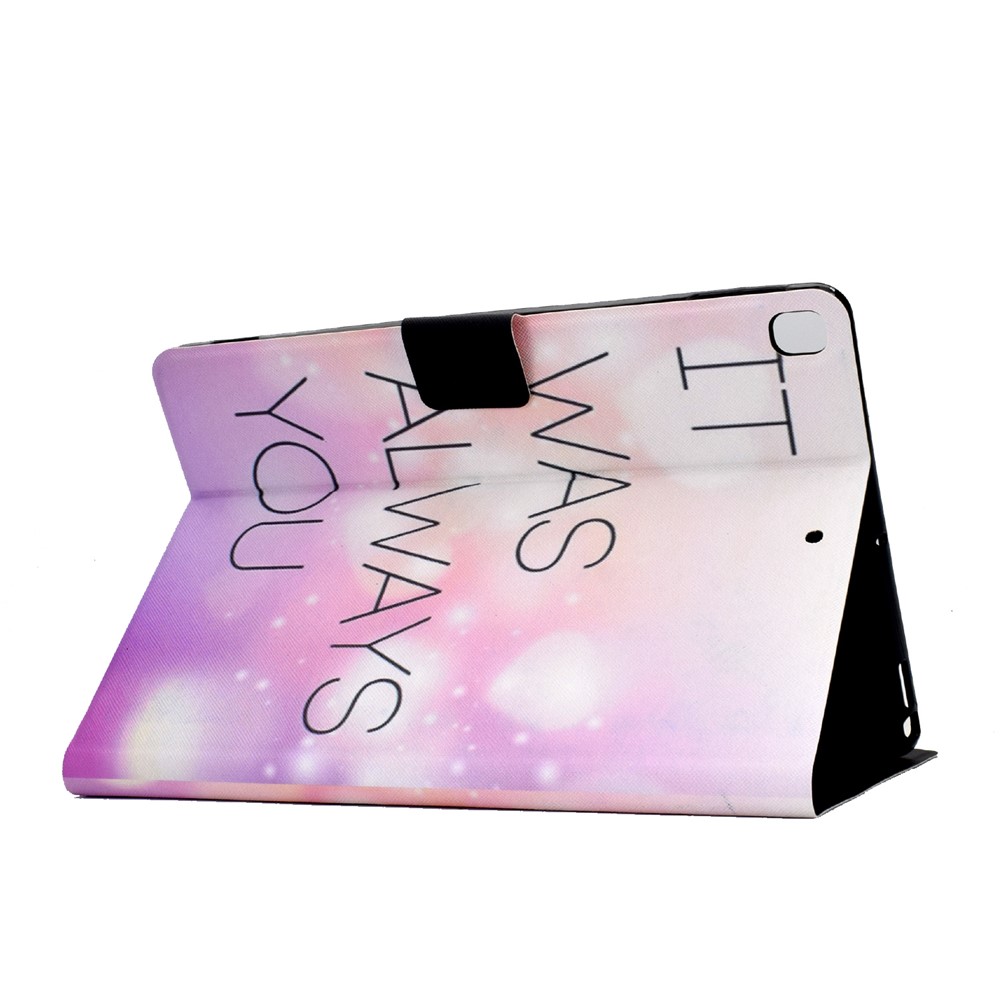 Stampa Modello Copertura Cuoio Titolare Della Carta PU Tablet Per Apple IPad 10,2 (2019) - Sempre Tu-4