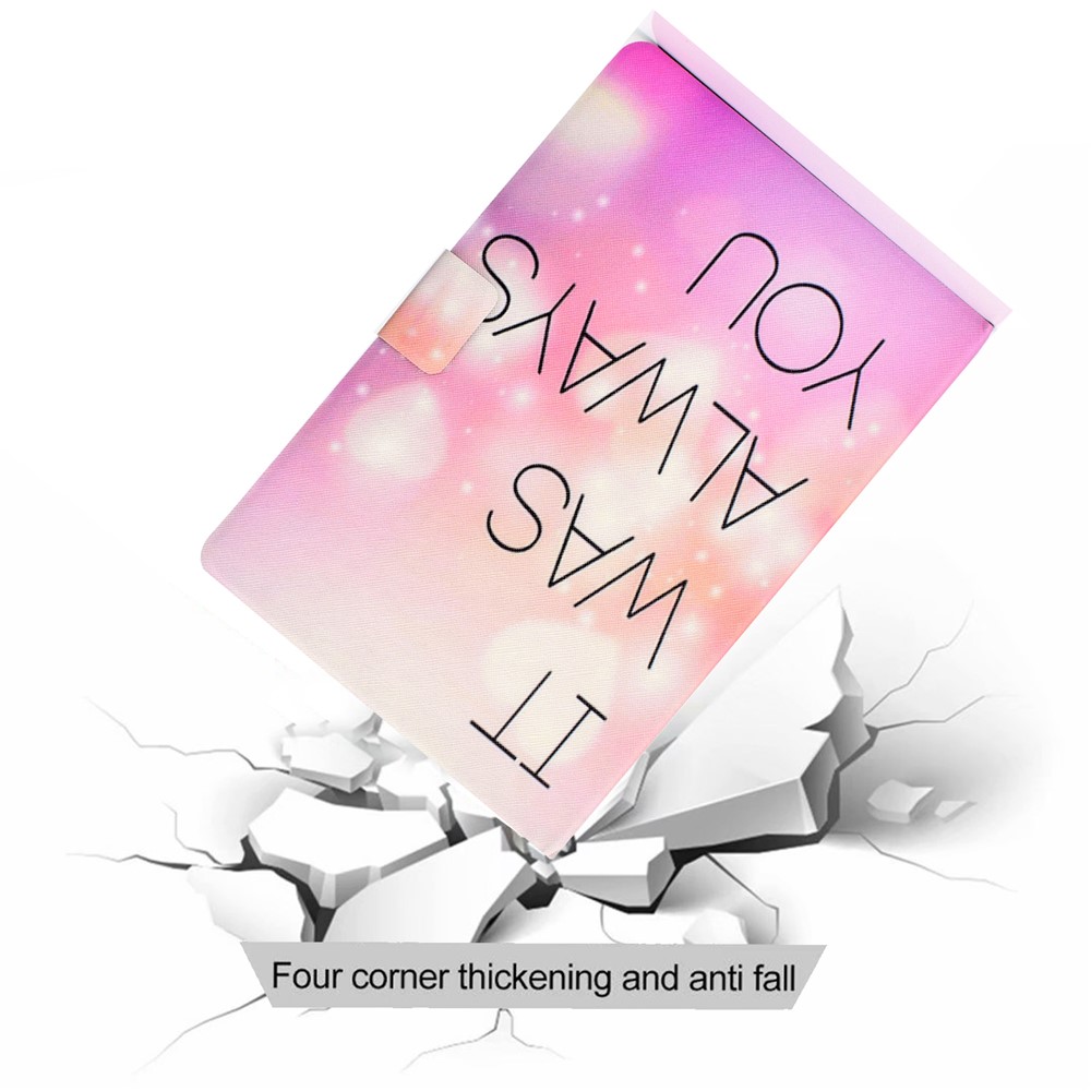 Stampa Modello Copertura Cuoio Titolare Della Carta PU Tablet Per Apple IPad 10,2 (2019) - Sempre Tu-8
